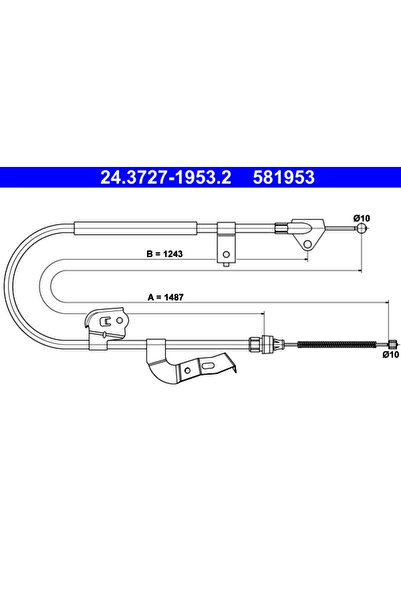 Ate Cablu Frana De Parcare Toyota Aygo