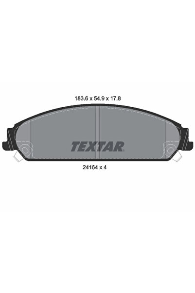 TEXTAR Set Placute Frana Frana Disc Chrysler 200/300C Chrysler (Bbdc) 300C