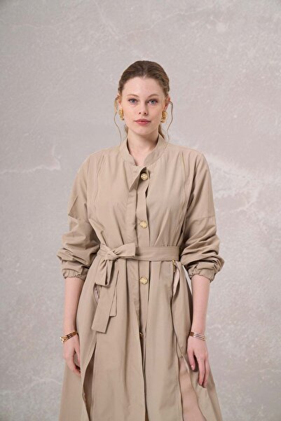 MissWhence Fermuar Detaylı Trençkot