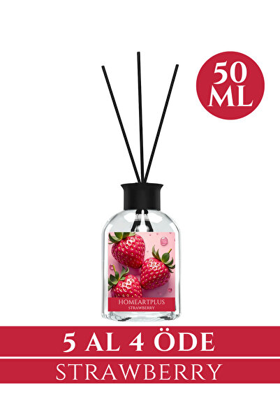 homeartplus Strawberry Oda kokusu bambu esansiyel uçucu yağ 50 ml