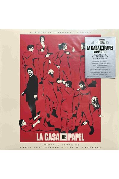 Plak İstasyonu La Casa De Papel Soundtrack (Dünyada 250 Adet Basılan Limitli Baskı) Beyaz Renkli Double LP Plak