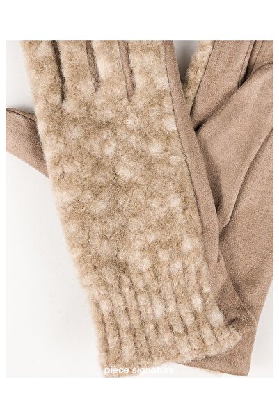 PIECE SIGNATURE قفازات فاخرة للنساء (95% بوليستر 5% سباندكس)