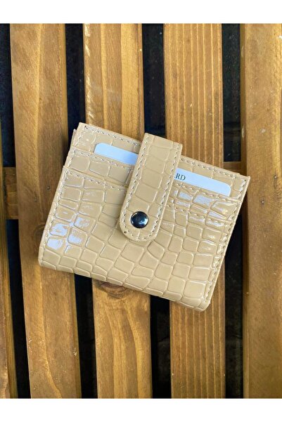 SHIKIRTI Croco Pattern Faux Leather Snap Closure Women's Wallet-Card Holder (Shipped in Box)