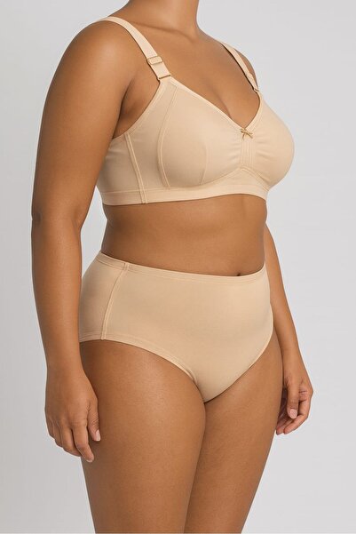 enmodaiçgiyim Σουτιέν μεγάλου μεγέθους C Cup χωρίς ραφές χωρίς κορδόνια και σφουγγάρια εφέ σύσφιξης φαρδιά τιράντες - Δεν αφήνει ίχνη