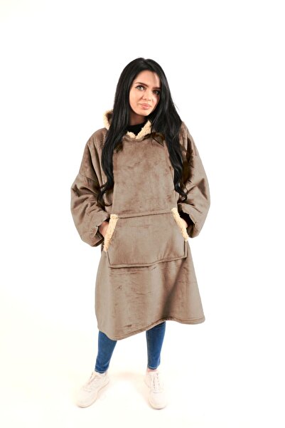 SNOOZYL جاكيت بلوفر فرو شتوي فري سايز بيمنحك الدفئ والاناقة