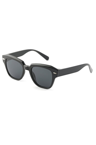 Angel Eyes Black Cornered Unisex Sunglasses – Uv400 Protection