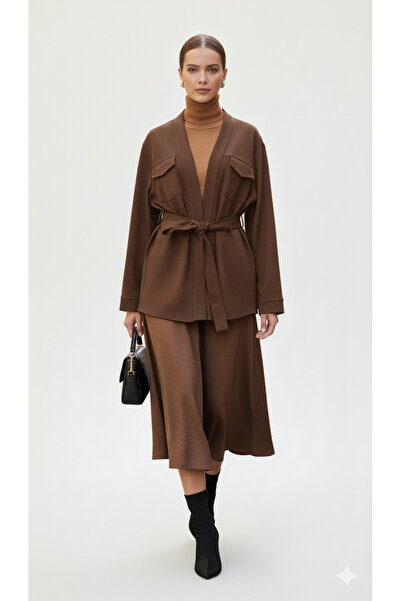 Ceremony ÖNÜ AÇIK ŞAL YAKA CEKET