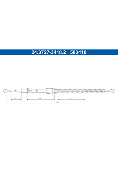 Ate Cablu Frana De Parcare Audi A1 Seat Arona/Ibiza 5