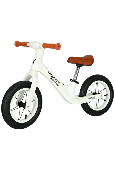 SERSIMO Balance bike PRO 86x39x54 cm, steel frame, 30 cm inflatable wheels, adjustable, white