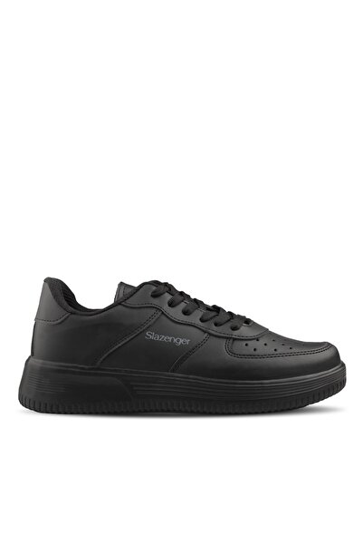 Slazenger Άνετα αθλητικά παπούτσια με κορδόνια, μαύρα sneakers