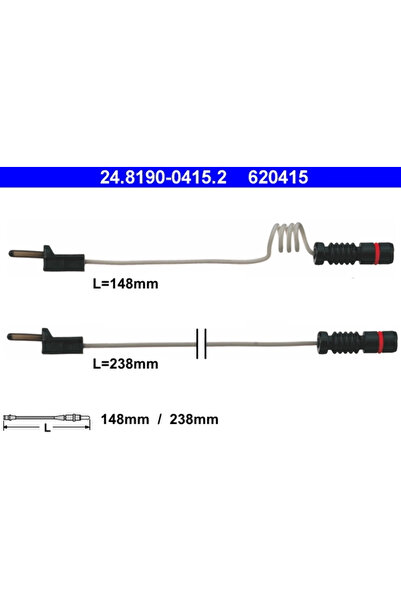 Ate Senzor De Avertizare Uzura Placute De Frana Mercedes-Benz T2/LN1 Bus/T2/L...