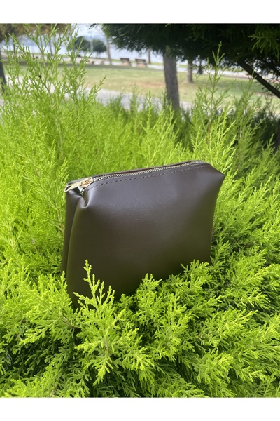 macsoo Women's Brown Makeup Bag