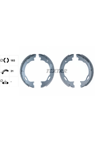 TEXTAR Set Saboti Frana Frana De Mana Chrysler 300C Chrysler (Bbdc) 300C 1998...