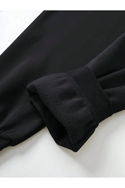 Pink Sky Γυναικείο φούτερ φόρεμα μεγάλου μεγέθους - Μαύρο