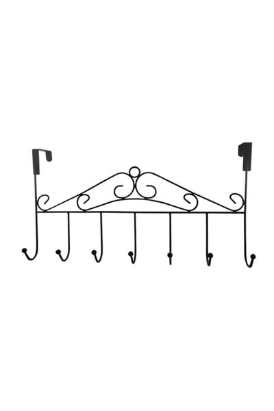 Generic Beauenty Over The Door Hook Rack, 7 Hooks,Decorative Organizer hooks for Clothes, Coat, Hat, belt,