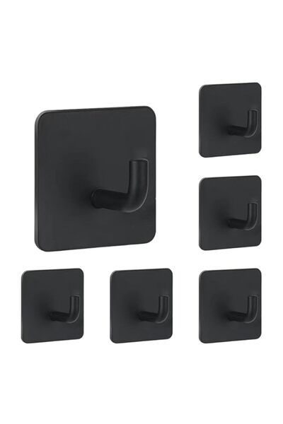 Generic Adhesive Hooks Stainless Steel Wall Hooks for Hanging Towels, Coats, ...