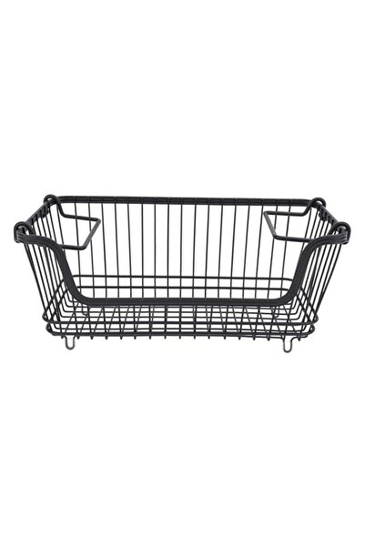 Generic Cryfokt Freezer Organizer Bins Stackable Open Front Wire Basket Folda...