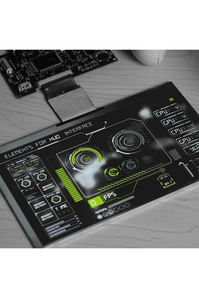 UnderShop Ecran secundar IPS de 7" pentru PC de gaming + monitor de sistem