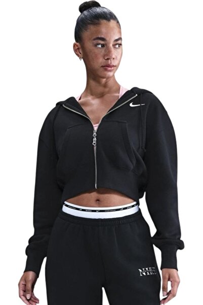 Nike Hanorac Phoenix FLC Crop FZ HDY - HV2426-010