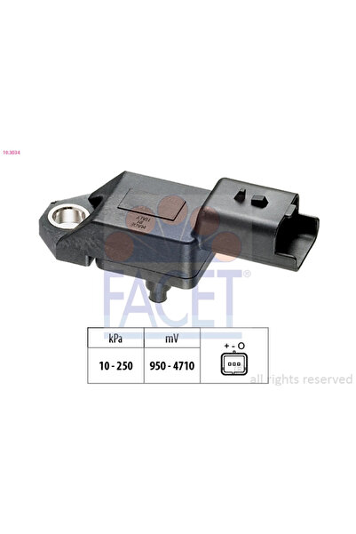 FACET Senzor Presiune Aer Citroen C3 Picasso/C4 Grand Picasso 1/C4 Picasso 1 ...