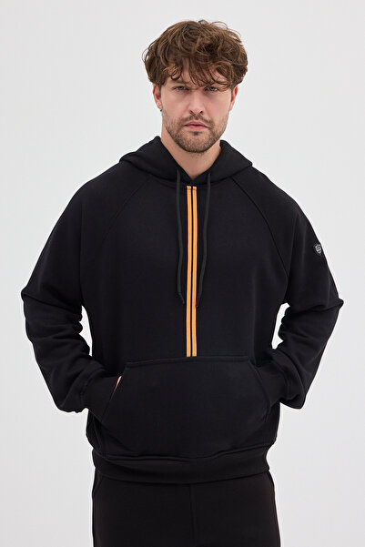 Hoodraze Φούτερ Unisex Casual Loose Fit «Flare» με κουκούλα