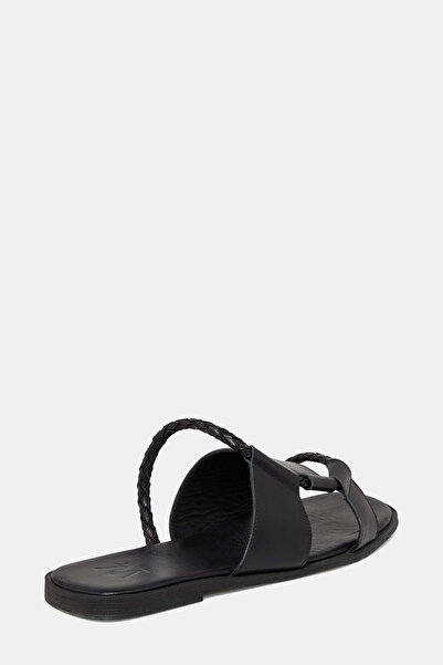 W Collection Leather Slippers