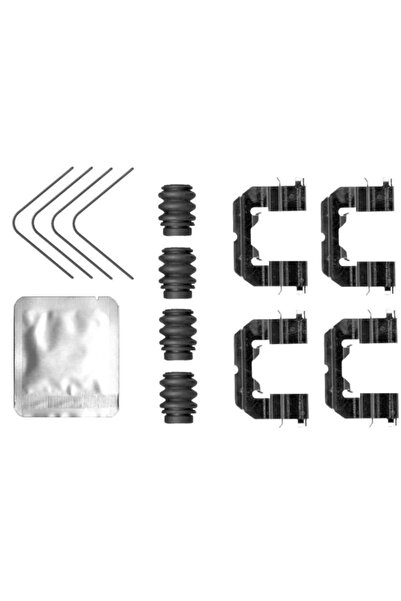 TEXTAR Set Accesorii Placute Frana Hyundai Accent 5 Limuzina/Solaris Limuzina...