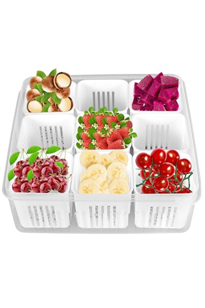 Generic ECVV Kitchen accessories Plastic airtight bulk Food Grade Compartment...