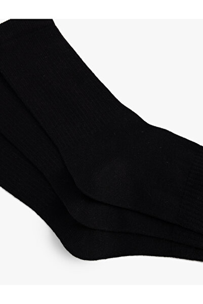 Koton Комплект от 3 чифта памучни тенис чорапи