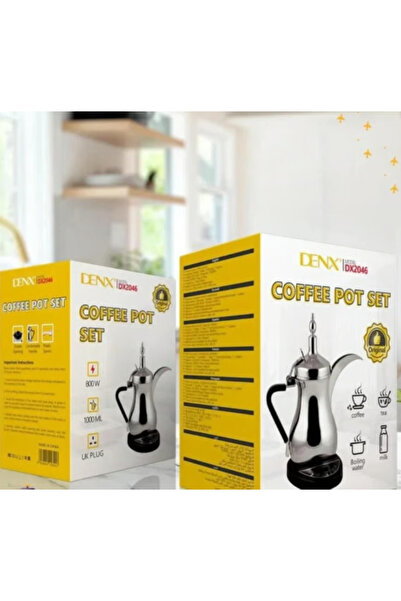 Denx Dinks - 800W Electric Coffee Maker, 1L Capacity