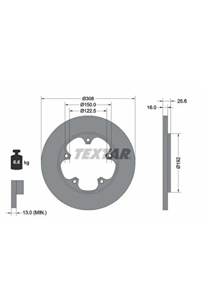 Krieger Disc Frana Ford Transit V363 Bus/Transit V363 Caroserie/Transit V363 ...