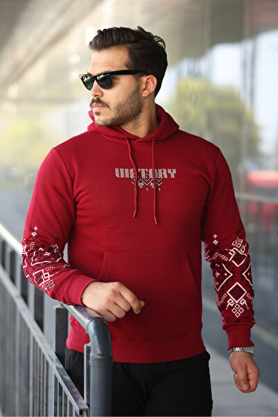 MyFirstJeans ŞIK TASARIM GÜNLÜK GİYİME UYGUN PAMUKLU LİKRALI RAHAT KESİM BASKILI SWEATSHİRT