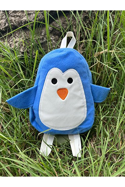 Des Biens PENGUEN POLAR KUMAŞ FERMUARLI YIKANABİLİR ŞIK ÇOCUK ÇANTASI