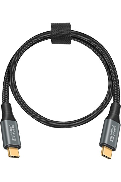 Other كابل Exifor USB-C إلى USB-C قصير بطول 1.5 قدم، USB 3.2 الجيل الثاني بسر...