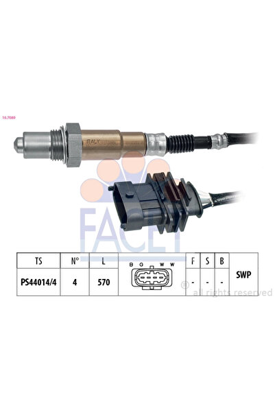 FACET Sonda Lambda Opel Vectra C (z02) 2002-2005 Benzina