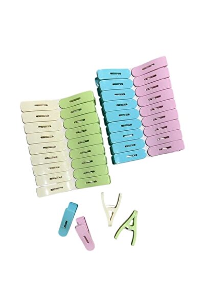 Generic VIO® 40 PCS Plastic Cloth Pegs Clothespins Laundry Line Clips Pack of 40 Durable Hanging Clips for