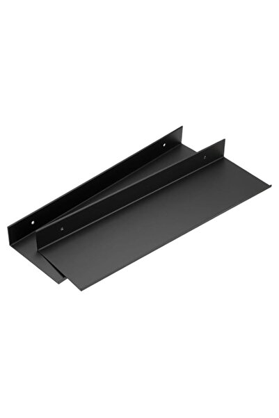 Generic SUMNACON 2 Pack Floating Shelves Wall Mounted Aluminum Alloy Shelves ...