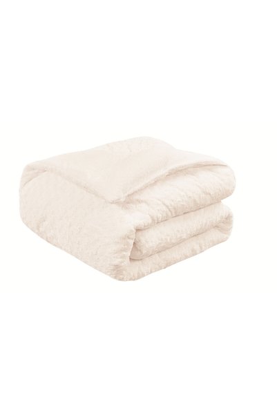 HOURS Horse Winter Bedspread, Fur and Velvet, Heavy Fill, Suitable for Single Bed Size 120 x 200 cm, 4 Pieces, 250 Stitches