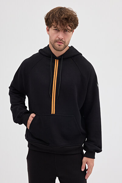 Hoodraze Φούτερ Unisex Casual Loose Fit «Flare» με κουκούλα