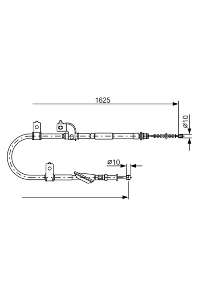 Bosch Cablu Frana De Parcare Subaru Forester/Impreza Limuzina