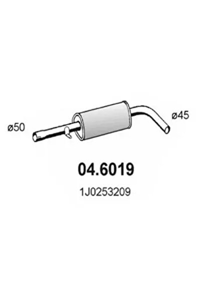 ASSO Toba Esapamet Intermediara Audi A3 Seat Leon/Toledo 2