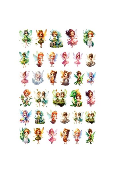 BV Διακοσμητικό αυτοκόλλητο νεράιδα, αδιάβροχο 90x60 cm