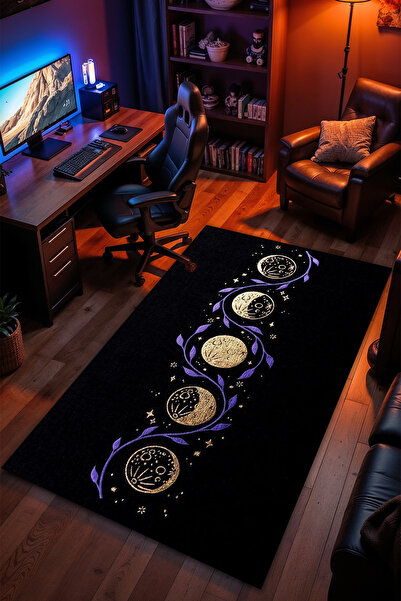 Charmbi Viking Mitoloji Desenli Kaymaz Taban Makinede Yıkanabilir Gaming Oyun...