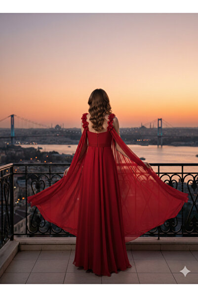 Katre CHIFFON EVENING DRESS