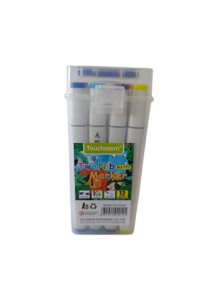 Touchroom Marker 12 Renkli Kalem Seti