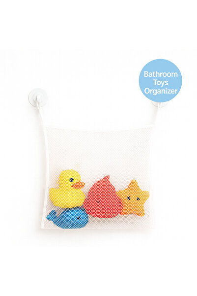 OBRO Geantă organizatoare din plasă pentru baie – Depozitare rapidă pentru ju...