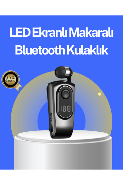 UCUZTEKNO Dijital Ekranlı Bluetooth Kulaklık – Titreşimli Bildirim, 25 Saat K...