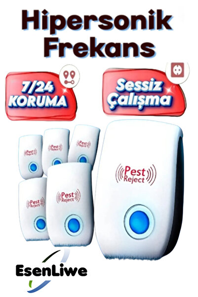 ESENLİWE Haşere Fare Sinek Böcek Kovucu Ultrasonik Cihaz Elektrikli Prize Tak...