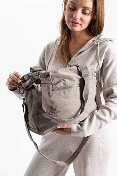 Çanta Trend Жіноча велика сумка з 4 відділеннями, водостійка, з парашутного полотна, з ременями через плече та на плечі