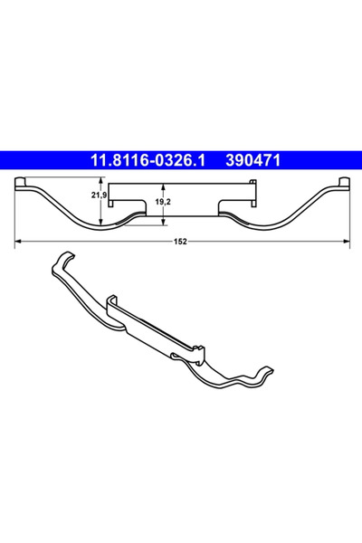 Ate Arc Etrier Frana Citroen C4 Grand Picasso 2/C4 Picasso 2 Ford Galaxy 1